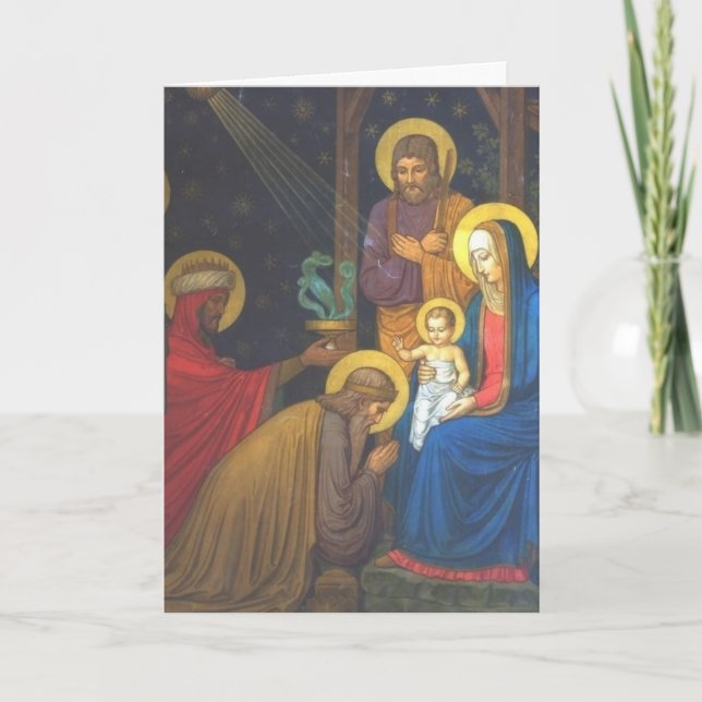 Cartes Pour Fêtes Annuelles Holy_Night (Devant)