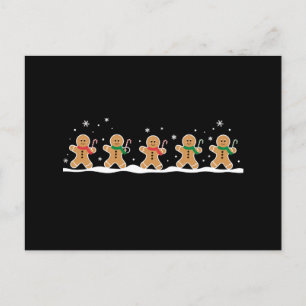 Cartes Pour Fêtes Annuelles Homme en pain d'épices Mignon Noël Fête Boulanger 
