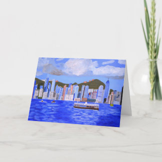 Cartes Pour Fêtes Annuelles Hong Kong Holiday folded card 