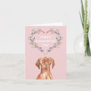 Cartes Pour Fêtes Annuelles Hongrois Vizsla Chien heureux Valentines jour