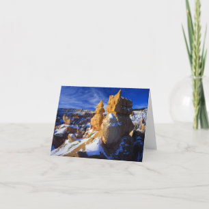 Cartes Pour Fêtes Annuelles Hoodoos, Hiver, Parc national du canyon de Bryce,