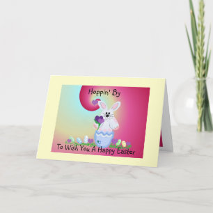 Cartes Pour Fêtes Annuelles Hoppin par pour vous souhaiter un ea heureux…