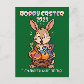 Cartes Pour Fêtes Annuelles Hoppy Easter 2025: The Year of the Snake Surprise!
