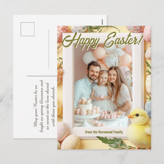 Cartes Pour Fêtes Annuelles 🐇 Hoppy Easter Extravaganza (Devant / Derrière)
