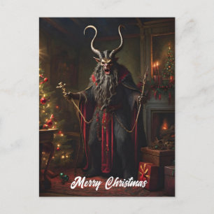 Cartes Pour Fêtes Annuelles Horreur Noël Krampus