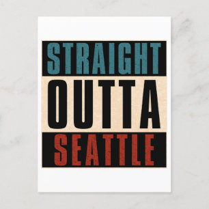 Cartes Pour Fêtes Annuelles Hors de Seattle Washington WA USA