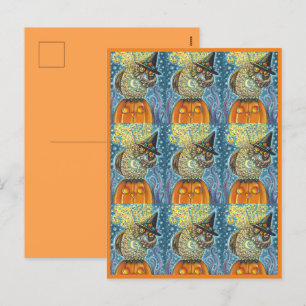 CARTES POUR FÊTES ANNUELLES HORSEMAN OWL SANS TÊTE, OISEAU COUCHANT
