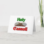 Cartes Pour Fêtes Annuelles Houx Cannoli<br><div class="desc">Cannoli saint. C'est une grande manière de montrer votre fierté italienne. Grand pour un T-shirt ou des T-shirts,  tabliers,  boutons,  magnet et plus….  Grand cadeau pour tous Noël d'occasion particulièrement,  anniversaires,  jour de mère,  fête des pères et quotidien.</div>