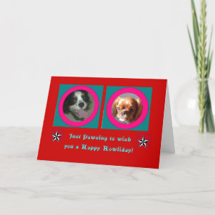 Cartes Pour Fêtes Annuelles Howliday heureux