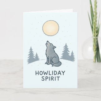 Cartes Pour Fêtes Annuelles Howliday Spirit - Funny Christmas Card