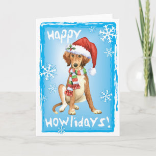 Cartes Pour Fêtes Annuelles Howlidays heureux Saluki