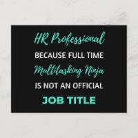 HR Professionnel Parce Que Multitâche À Temps Plei