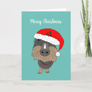 Cartes Pour Fêtes Annuelles Hugo le chien de saucisse