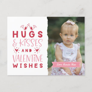 Cartes Pour Fêtes Annuelles Hugs & Baisers & Voeux de Saint Valentin