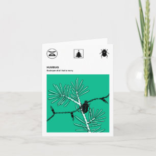 Cartes Pour Fêtes Annuelles Humbug (petit)