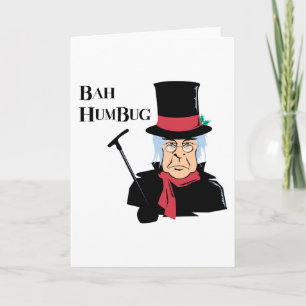 Cartes Pour Fêtes Annuelles Humbug Scrooge