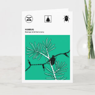 Cartes Pour Fêtes Annuelles Humbug (standard)
