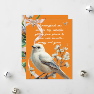 CARTES POUR FÊTES ANNUELLES HUMMINGBIRDS