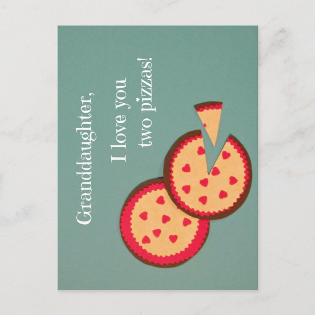 Cartes Pour Fêtes Annuelles Humorous Valentine message for Granddaughter (Devant)