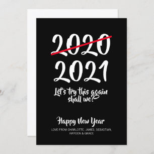 Cartes Pour Fêtes Annuelles Humour Corona Virus 2020 2021 Nouvel An