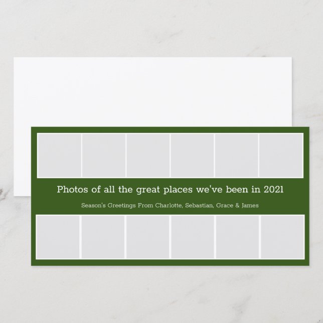 Cartes Pour Fêtes Annuelles Humour Corona Virus 2021 Noël (Devant / Derrière)