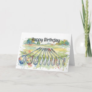 Cartes Pour Fêtes Annuelles Humour d'anniversaire Golf Citation de golf Choix 