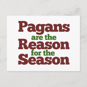 Cartes Pour Fêtes Annuelles Humour de la saison des fêtes de Pagans