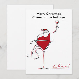Cartes Pour Fêtes Annuelles Humour Joyeux Noël Père Noël Vœux de fêtes
