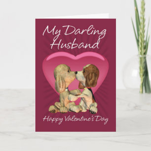 Cartes Pour Fêtes Annuelles Husband Valentine's Day Card