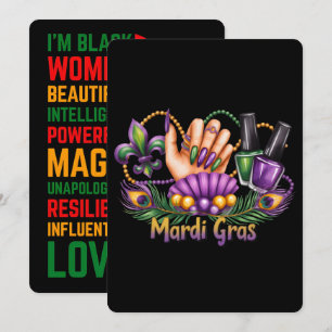 Cartes Pour Fêtes Annuelles Hustler de Vernis Mardi Gras Patrimoine Histoire N