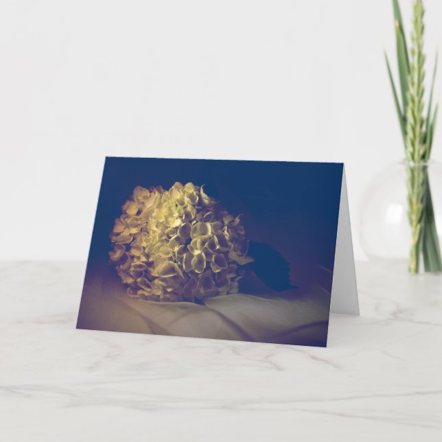 Cartes Pour Fêtes Annuelles Hydrangée victorienne Toute Occasion Vide À L'Inté (Devant)