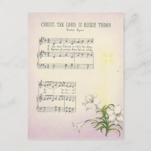 Cartes Pour Fêtes Annuelles Hymne vintage de Pâques