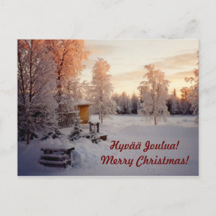 Cartes Pour Fêtes Annuelles Hyvää Joulua ! Merry Christmas !