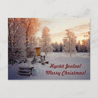 Cartes Pour Fêtes Annuelles Hyvää Joulua ! Merry Christmas !