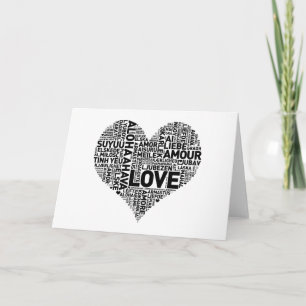 CARTES POUR FÊTES ANNUELLES I AMOUR DE COEUR