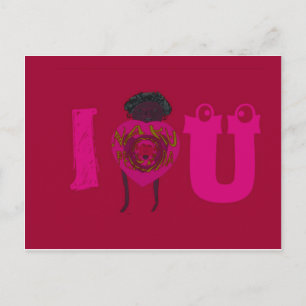 Cartes Pour Fêtes Annuelles I Heart You Nakupenda Sana Heureuse Sainte-Valenti