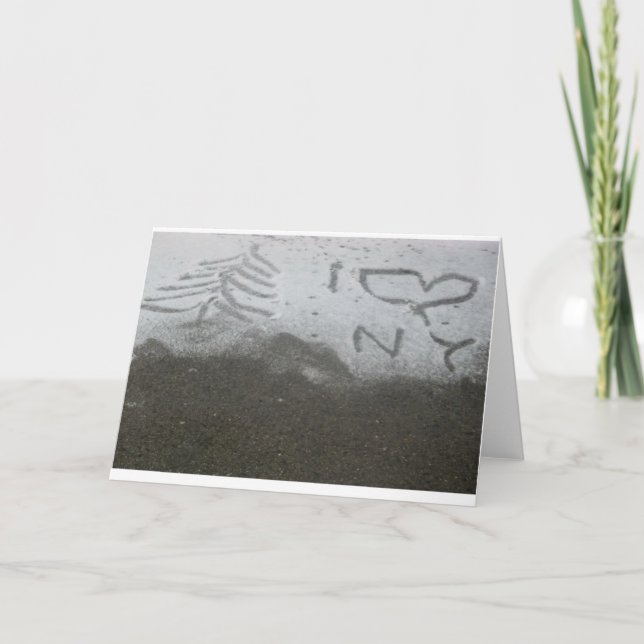 Cartes Pour Fêtes Annuelles I Love Christmas à New York (Devant)