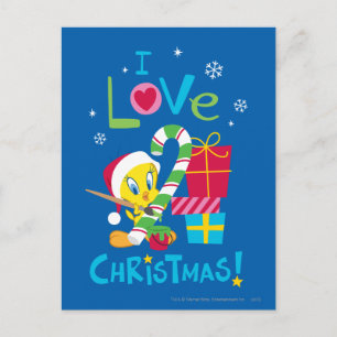 Cartes Pour Fêtes Annuelles I Love Christmas - TWEETY™