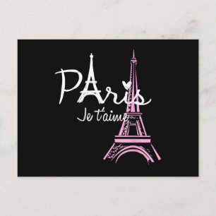 Cartes Pour Fêtes Annuelles I Love Paris Tour Eiffel France Souvenir français