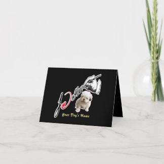 Cartes Pour Fêtes Annuelles I Love Shichon