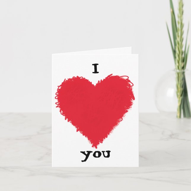 Cartes Pour Fêtes Annuelles I love you ... greeting cards (Devant)