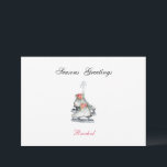 Cartes Pour Fêtes Annuelles Ice Skates Christmas Vintage Winter Flowers Cute<br><div class="desc">Ice skating Greeting Card with Personalized Name Add any name/text you want ! La mémoire est donc flowers with a personalized.</div>