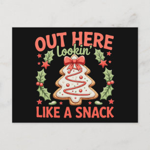 Cartes Pour Fêtes Annuelles Ici on dirait une collation Debbie Cake Noël