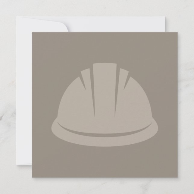 Cartes Pour Fêtes Annuelles Icône de Casquette de construction Casquette dur C (Devant)