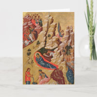 Icône dépeignant la nativité