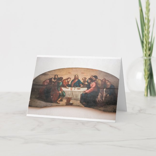 Cartes Pour Fêtes Annuelles Icône orthodoxe sainte Jésus Pâques de Noël (Devant)