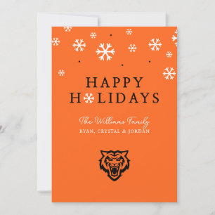 Cartes Pour Fêtes Annuelles Idaho State University Bengals Spirit Design
