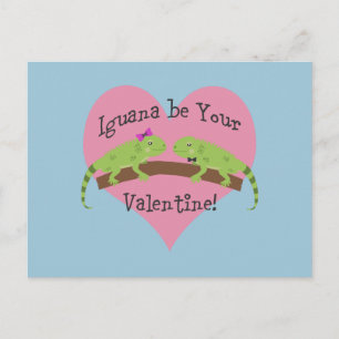 Cartes Pour Fêtes Annuelles Iguana soit ta Saint Valentin