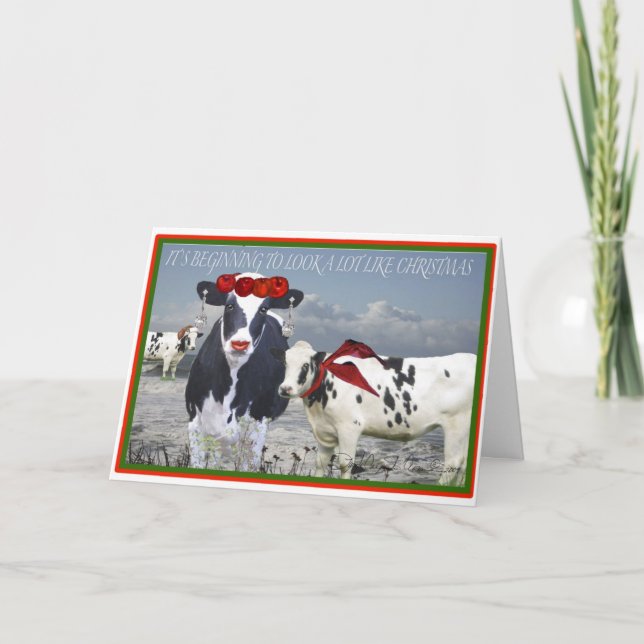 Cartes Pour Fêtes Annuelles Il commence à sembler beaucoup comme Noël (Devant)