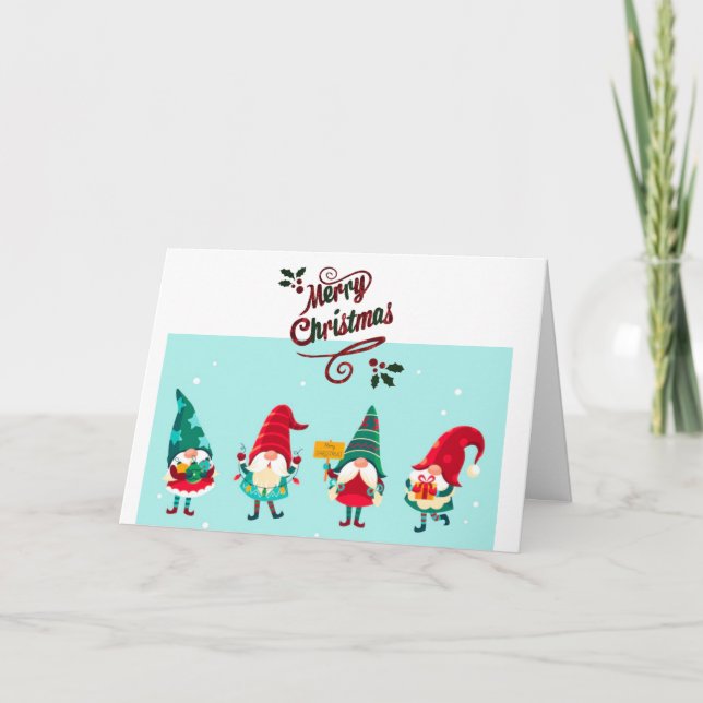 CARTES POUR FÊTES ANNUELLES IL EST TEMPS DE VOUS DIRE **MERCI NOËL*** ! CA VAC (Devant)